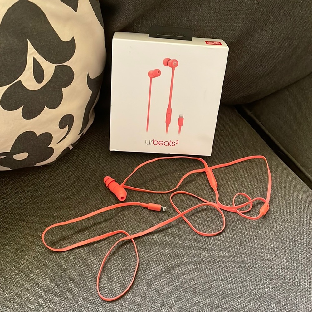 Pink Beats Headphones.